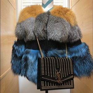 Authentic Fox Fur Jacket Only! (YSL bag for Inspo)